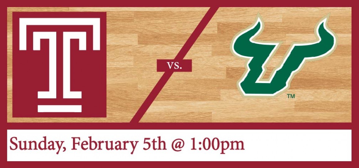 Temple Men's Basketball vs USF: Hooter The Owls Birthday Party!